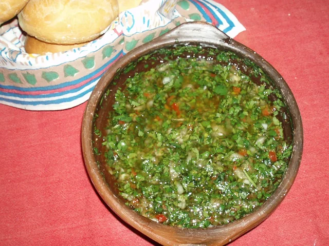 Salsa verde chilena