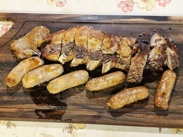 Asado argentino a la parrilla