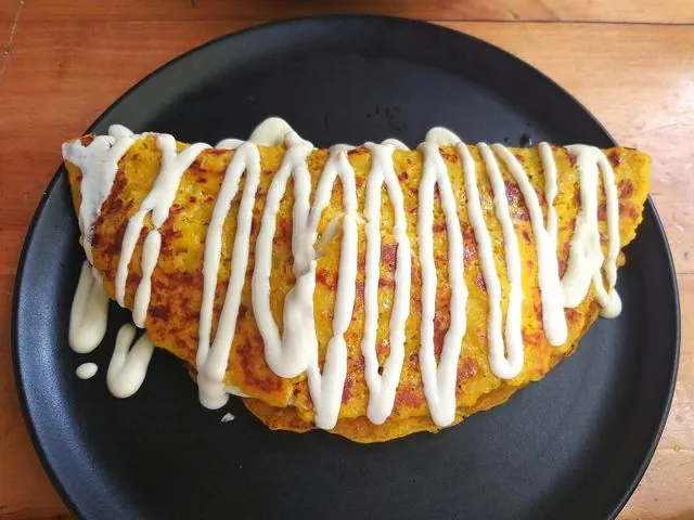 Cachapas con queso de mano
