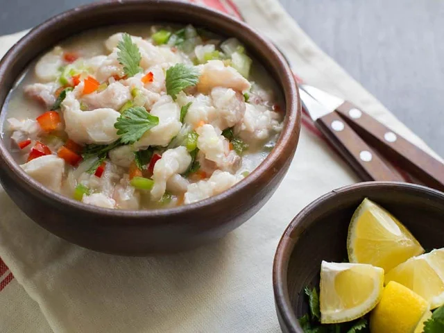 Ceviche chileno de reineta