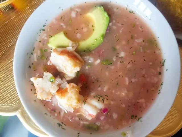 Ceviche de camarón ecuatoriano