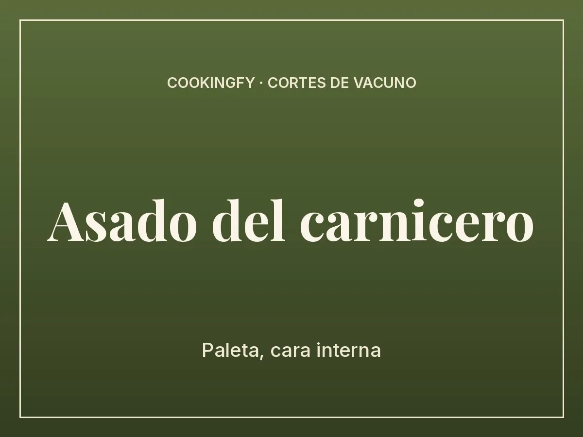 Asado del carnicero
