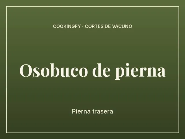 Osobuco de pierna