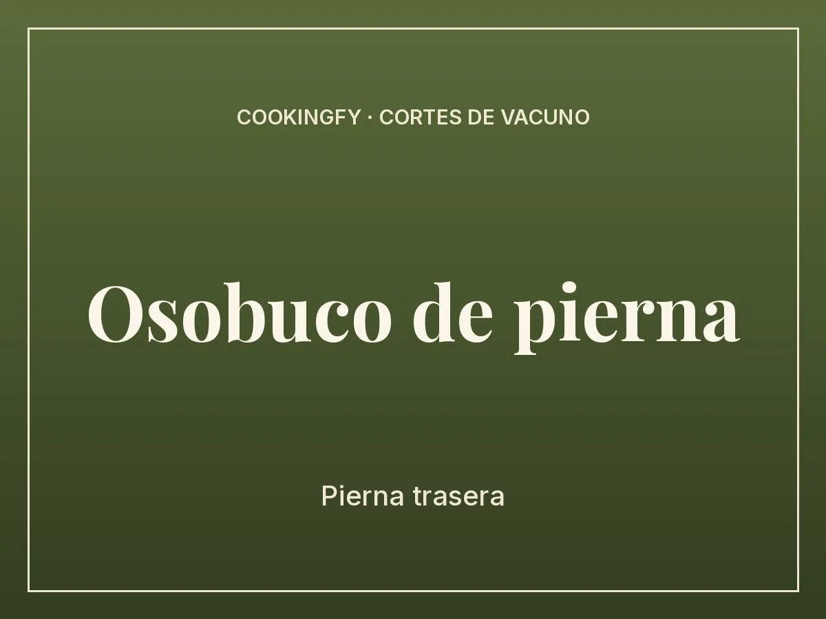Osobuco de pierna