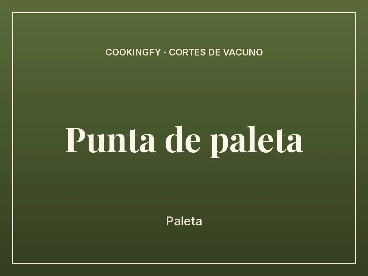 Punta de paleta