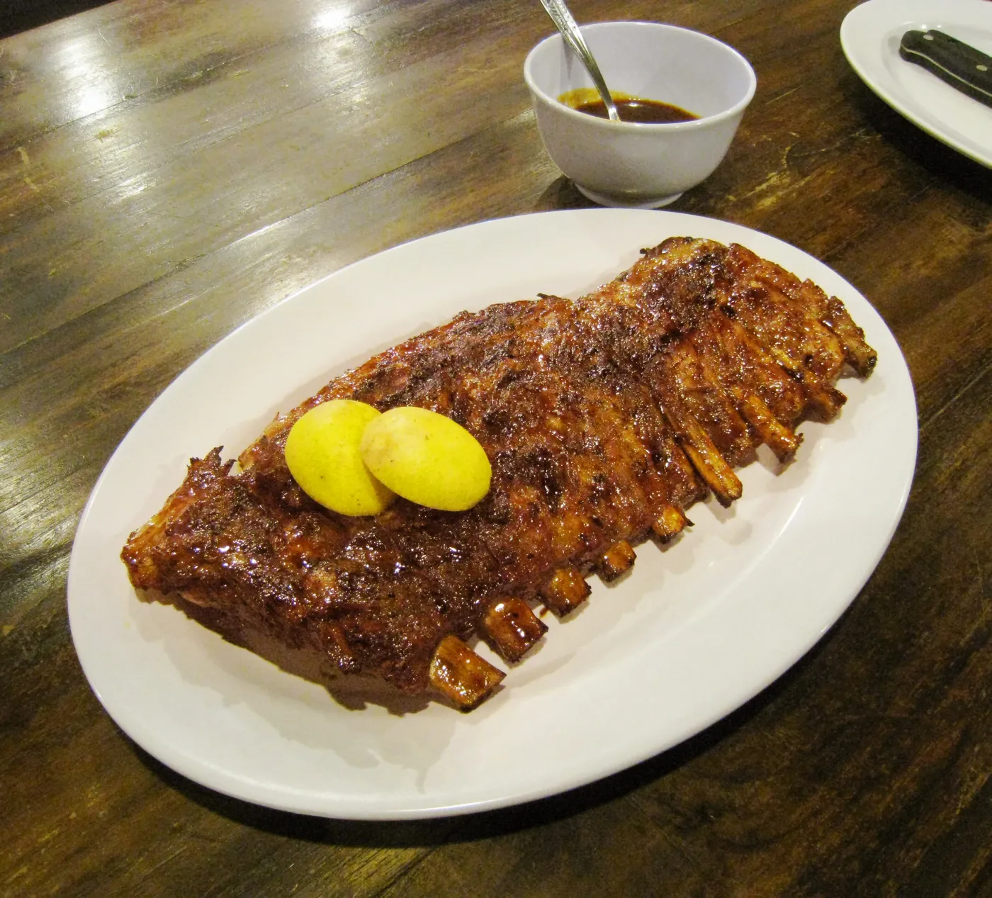 Costillar de cerdo al horno