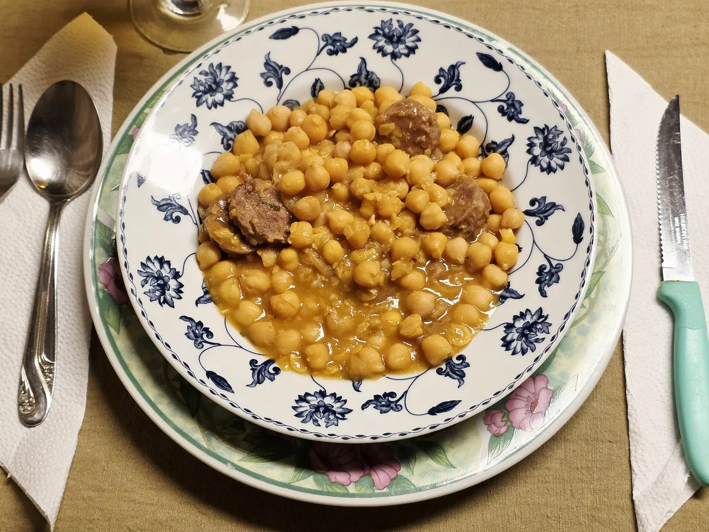 Garbanzos guisados