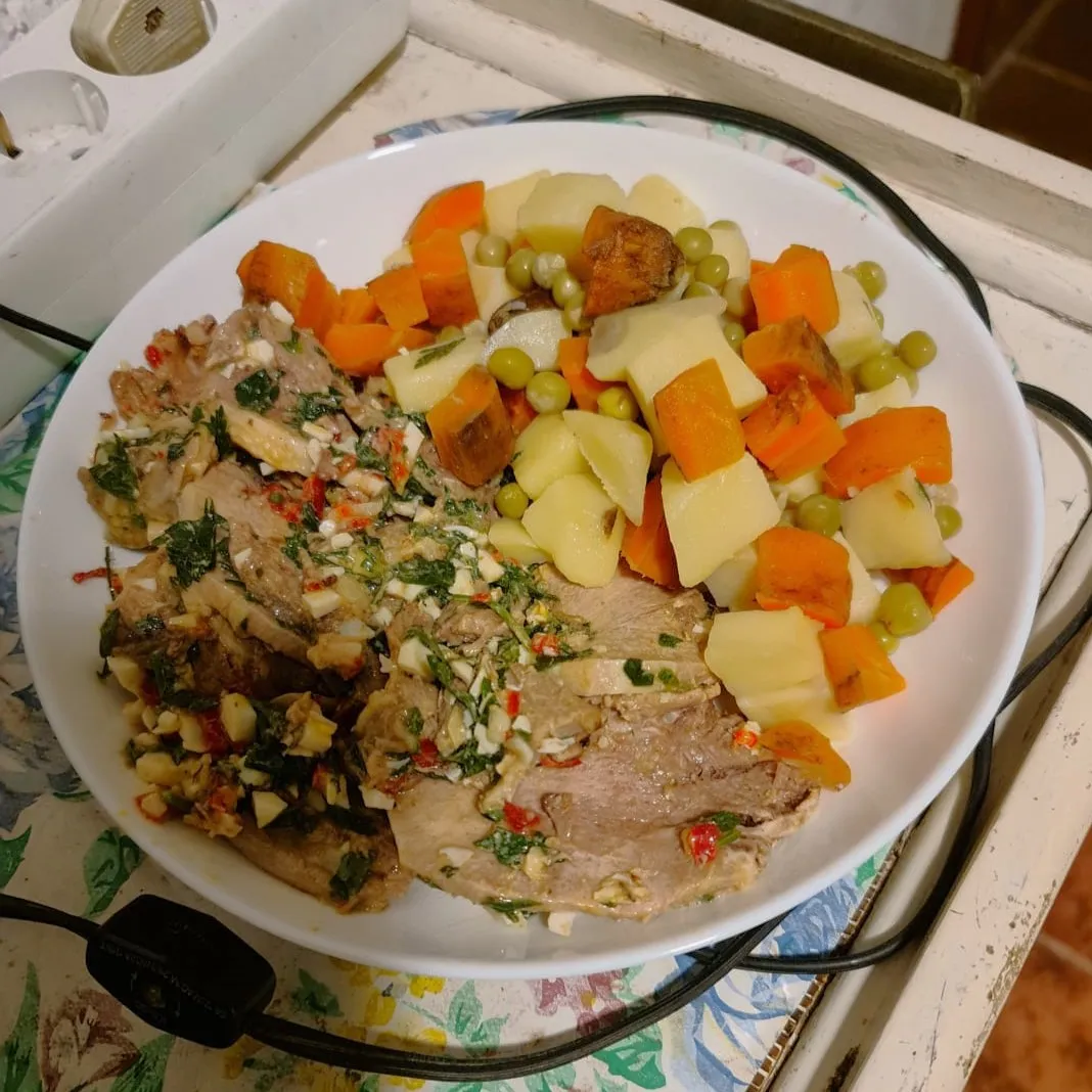 Lengua a la vinagreta