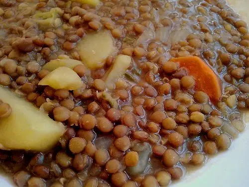 Lentejas estofadas