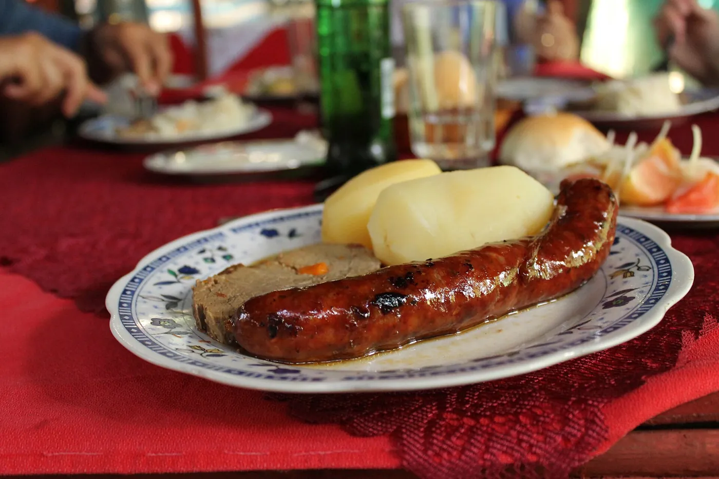 Longaniza de Chillán con pebre
