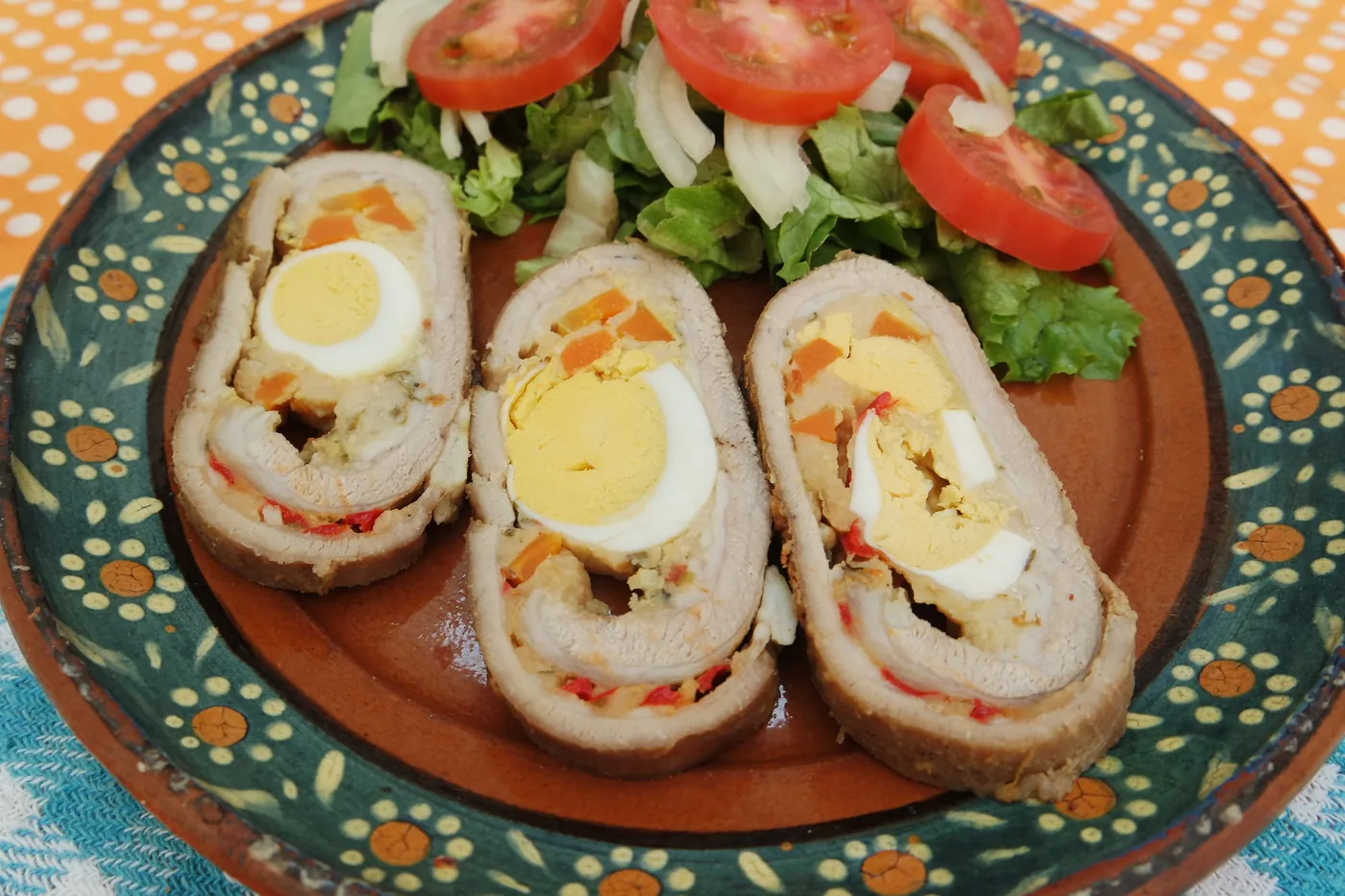 Malaya rellena (arrollado de malaya)