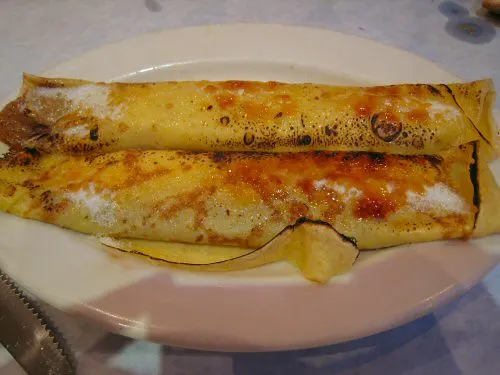 Panqueques con dulce de leche
