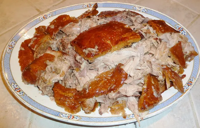 Pernil de cerdo a la chilena