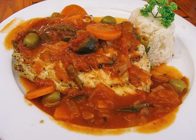Pescado a la veracruzana