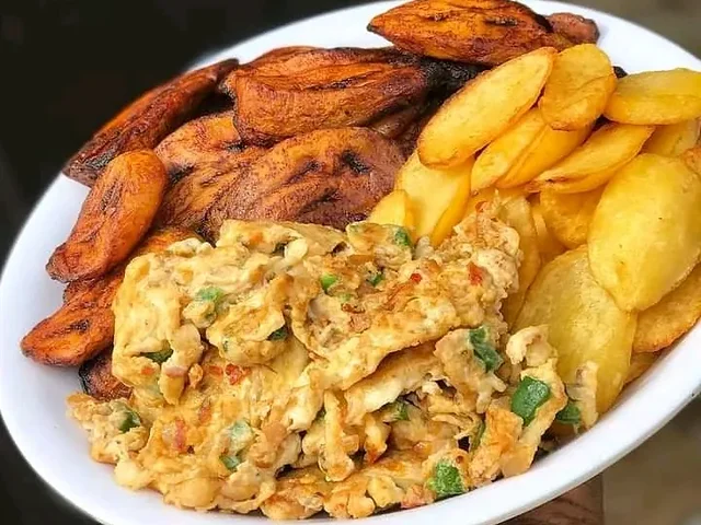 Plátano frito de Guinea