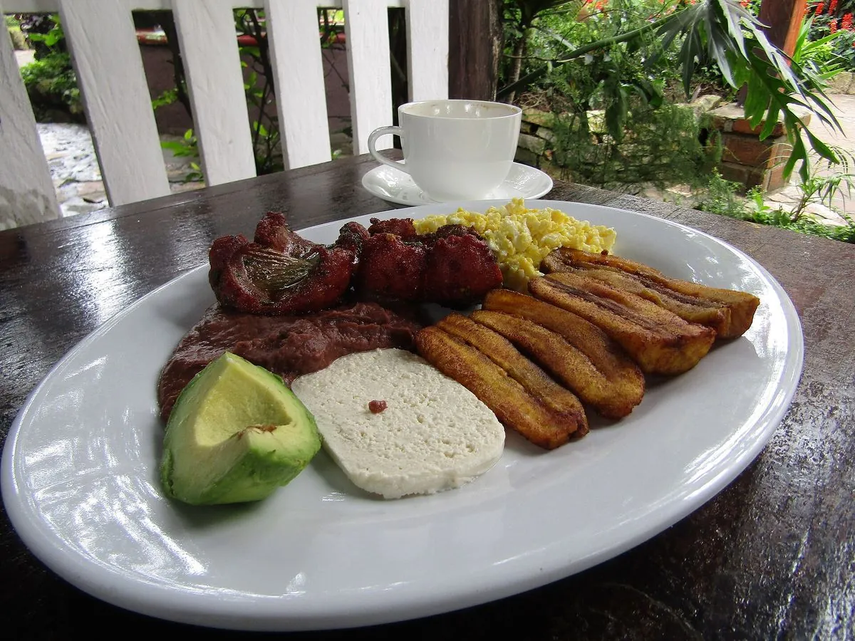 Plato típico hondureño