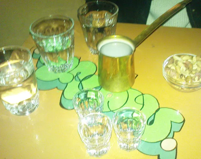 Rakı con agua
