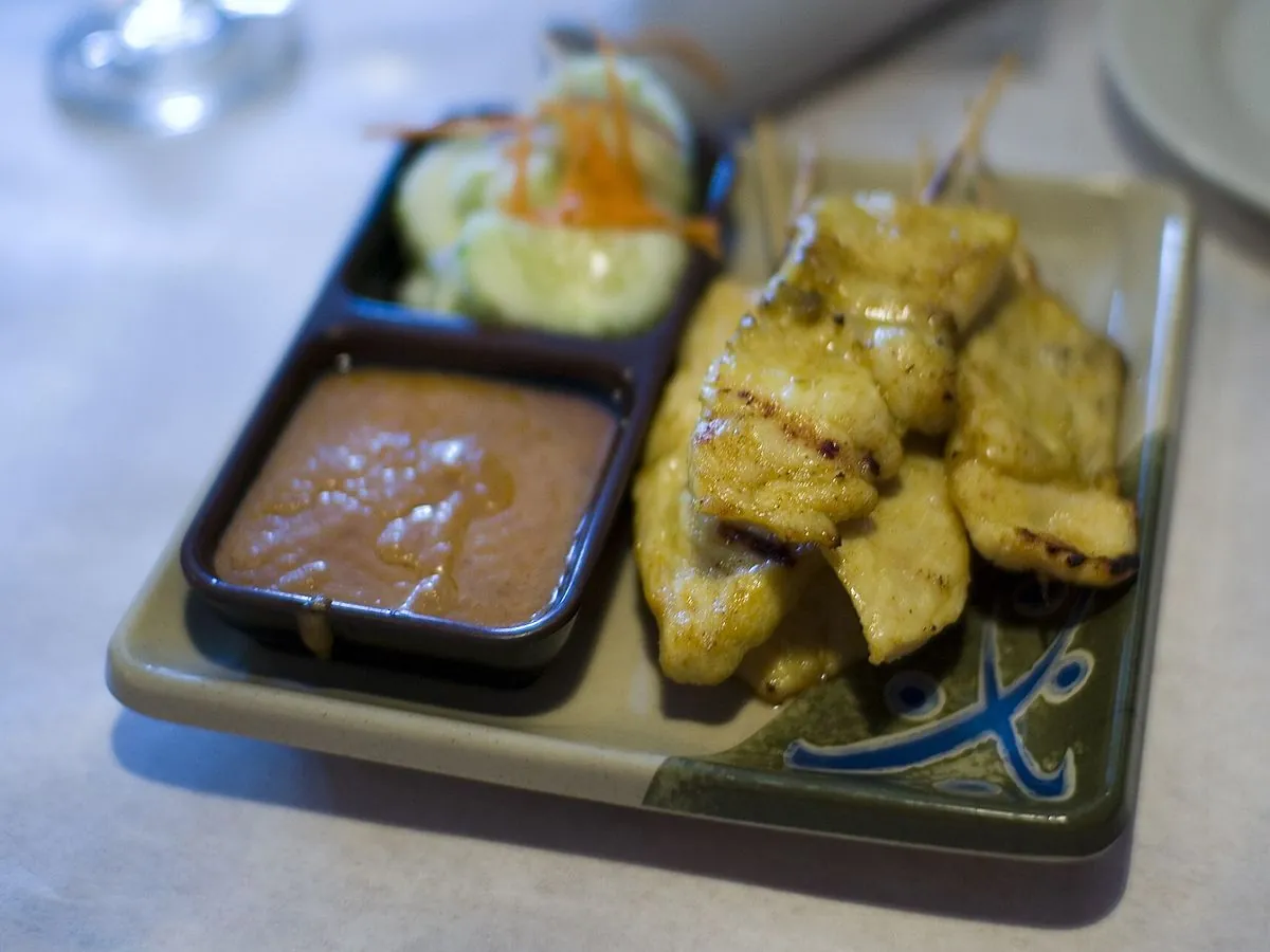 Salsa de cacahuete para satay