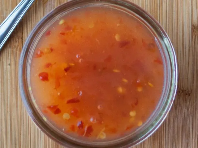 Salsa de chile dulce tailandesa