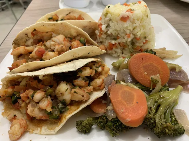 Tacos de camarón