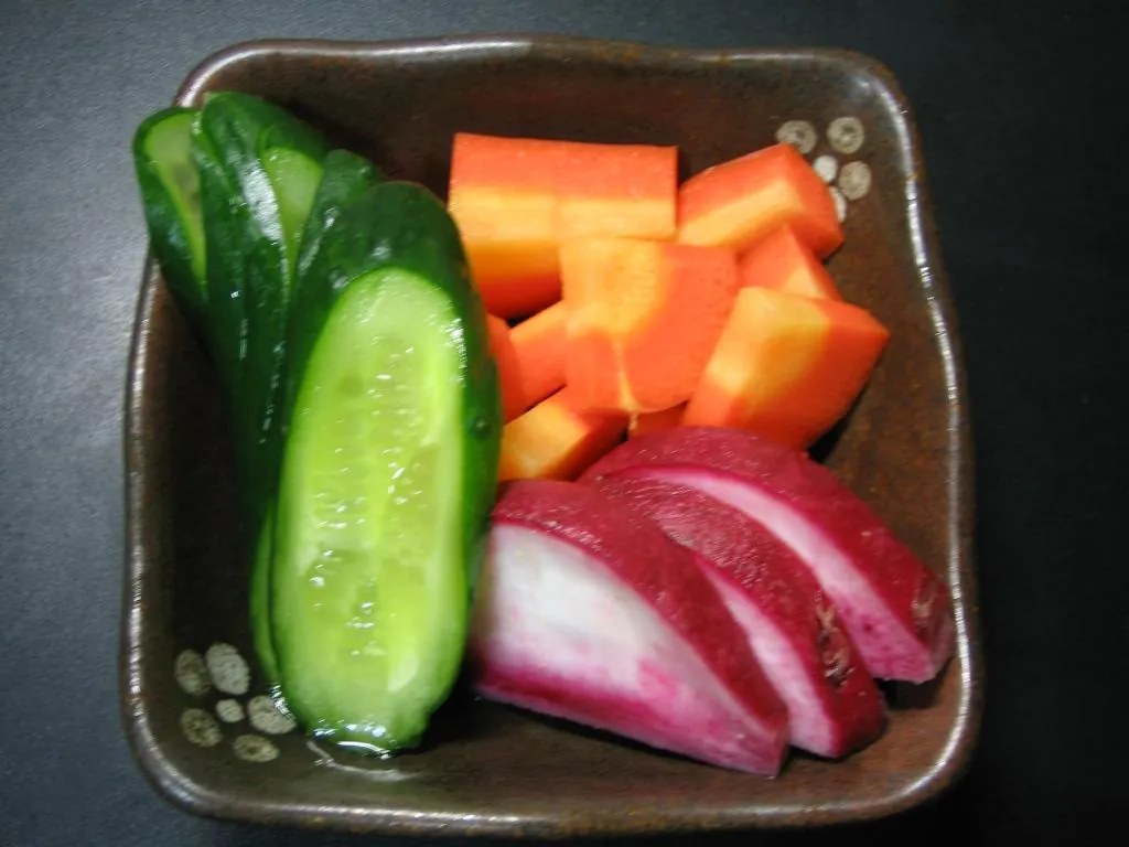 Tsukemono de pepino