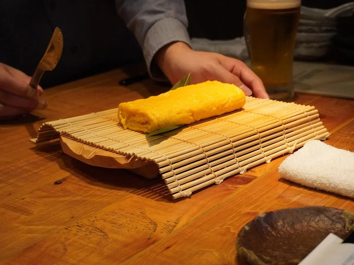 Esterilla de bambú (makisu)