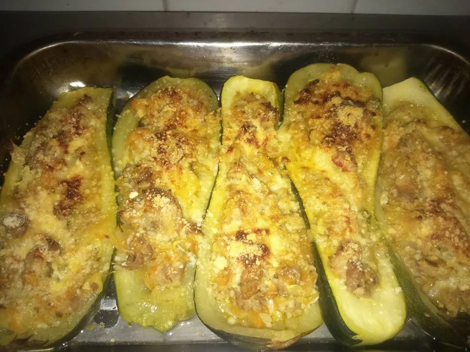 Zapallitos italianos rellenos